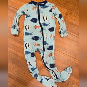 Kickee Pants Zipper Footie Pajama